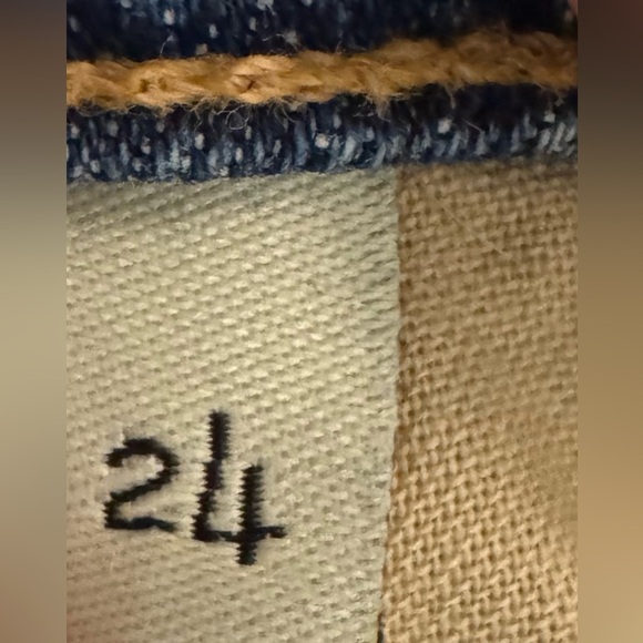 Rag and Bone Sz 24 Stovepipe Distressed Hem Jeans in Prospector Rinse - Picture 8 of 11